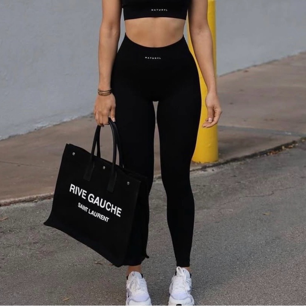 Black High-Waisted Leggings